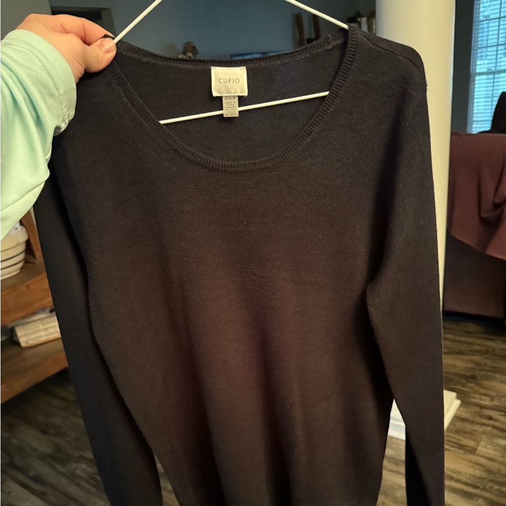 Black sweater